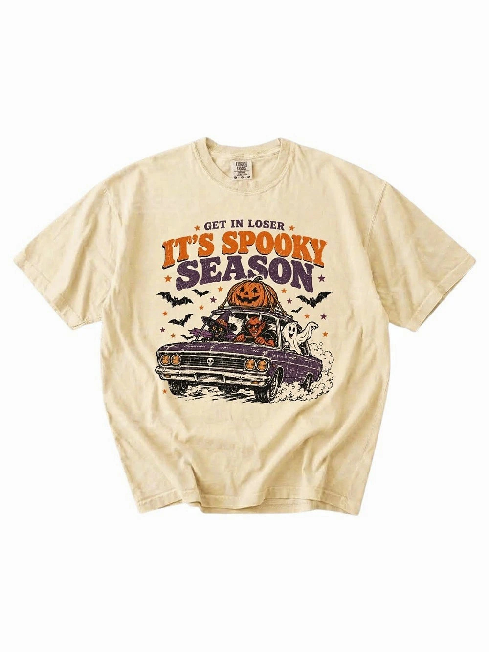 Comfort Colors Halloween Short Sleeve Tee in Butter color